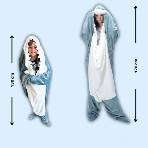 Cozy Shark Onesie Blanket – Voor Knusse Avonden