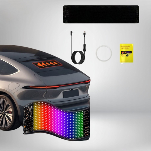 AutoText – Flexibele LED Raamdisplay