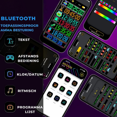 AutoText – Flexibele LED Raamdisplay