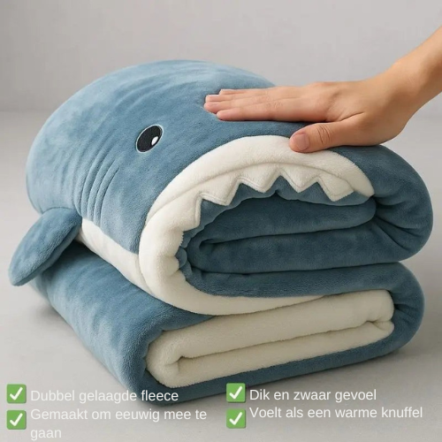 Cozy Shark Onesie Blanket – Voor Knusse Avonden
