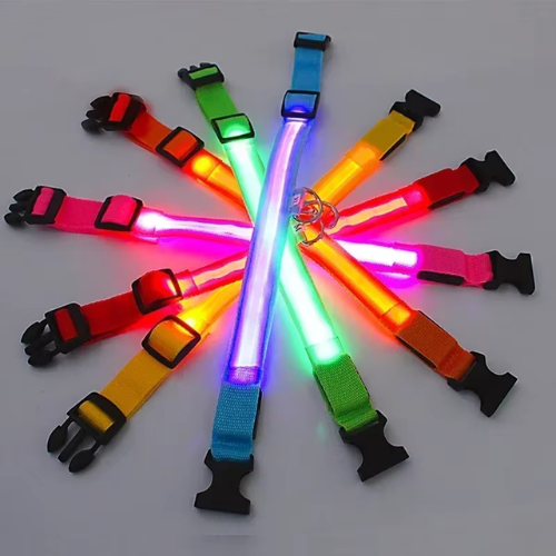 GlowBuddy Halsband – Zichtbaarheid voor Elke Avondwandeling