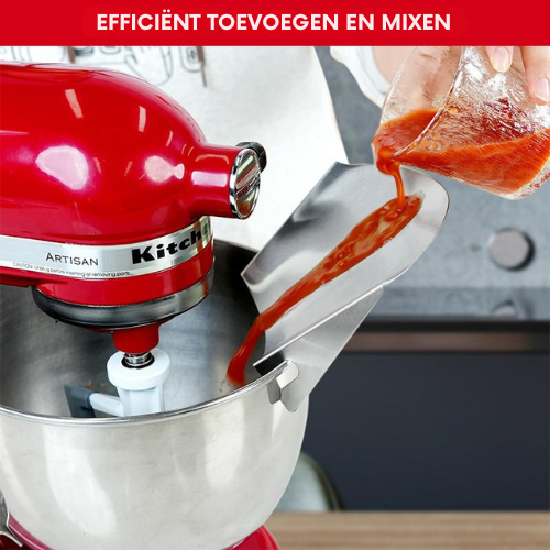 MixEase™ Pour Shield – Voeg moeiteloos ingrediënten toe zonder onderbrekingen