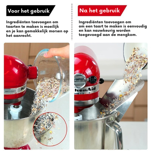 MixEase™ Pour Shield – Voeg moeiteloos ingrediënten toe zonder onderbrekingen