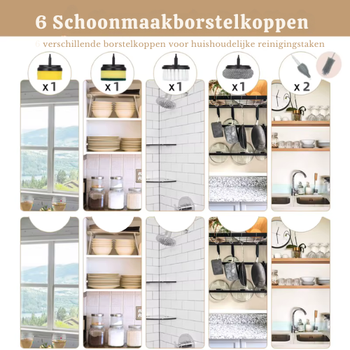 MultiScrub™ – De Complete Schoonmaakoplossing voor Je Huis