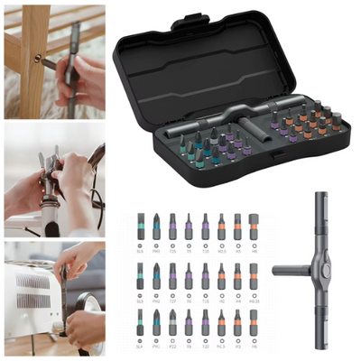 PrecisionFix™ – 24-in-1 Schroevendraaier Set voor Elke Reparatie