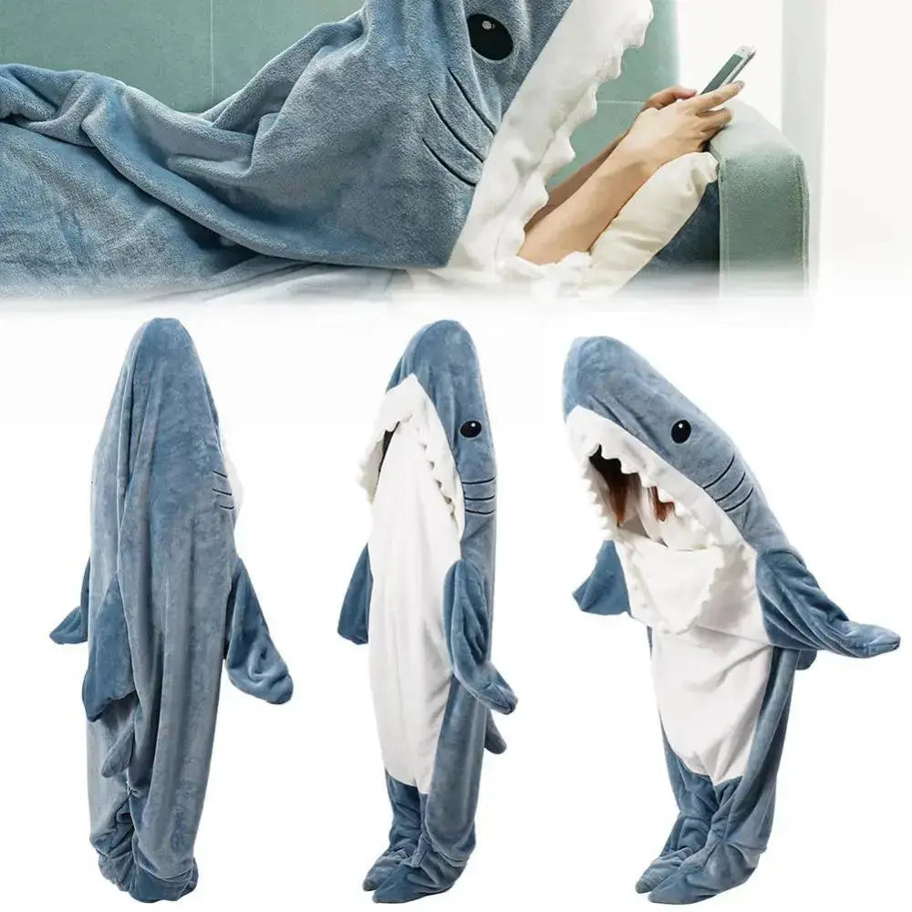 Cozy Shark Onesie Blanket – Voor Knusse Avonden
