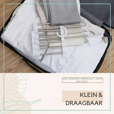 SmartRack™ – Bespaar Kastruimte & Hang 5 Broeken Op