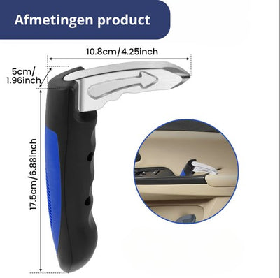 Auto Steun & Veiligheidshamer – Makkelijk Uitstappen en Klaar voor Nood