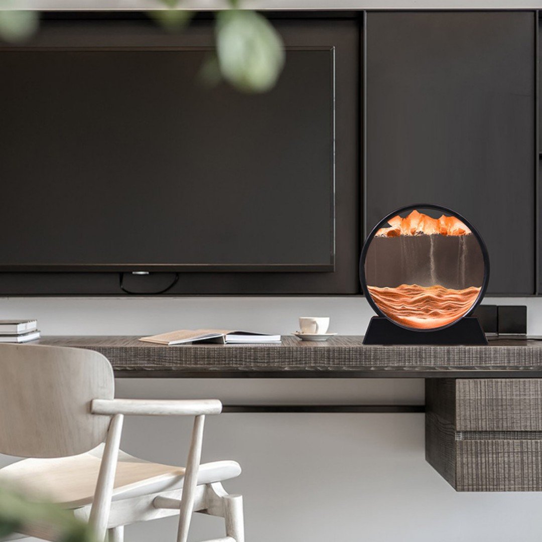 ZenFlow™ – Kalmerende Zanddecoratie voor Jouw Ruimte